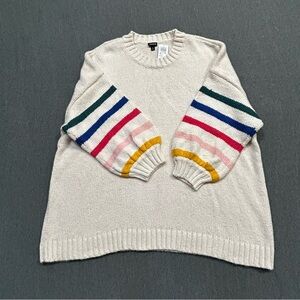 Torrid Intarsia Pullover Balloon Sleeve Sweater - 5X